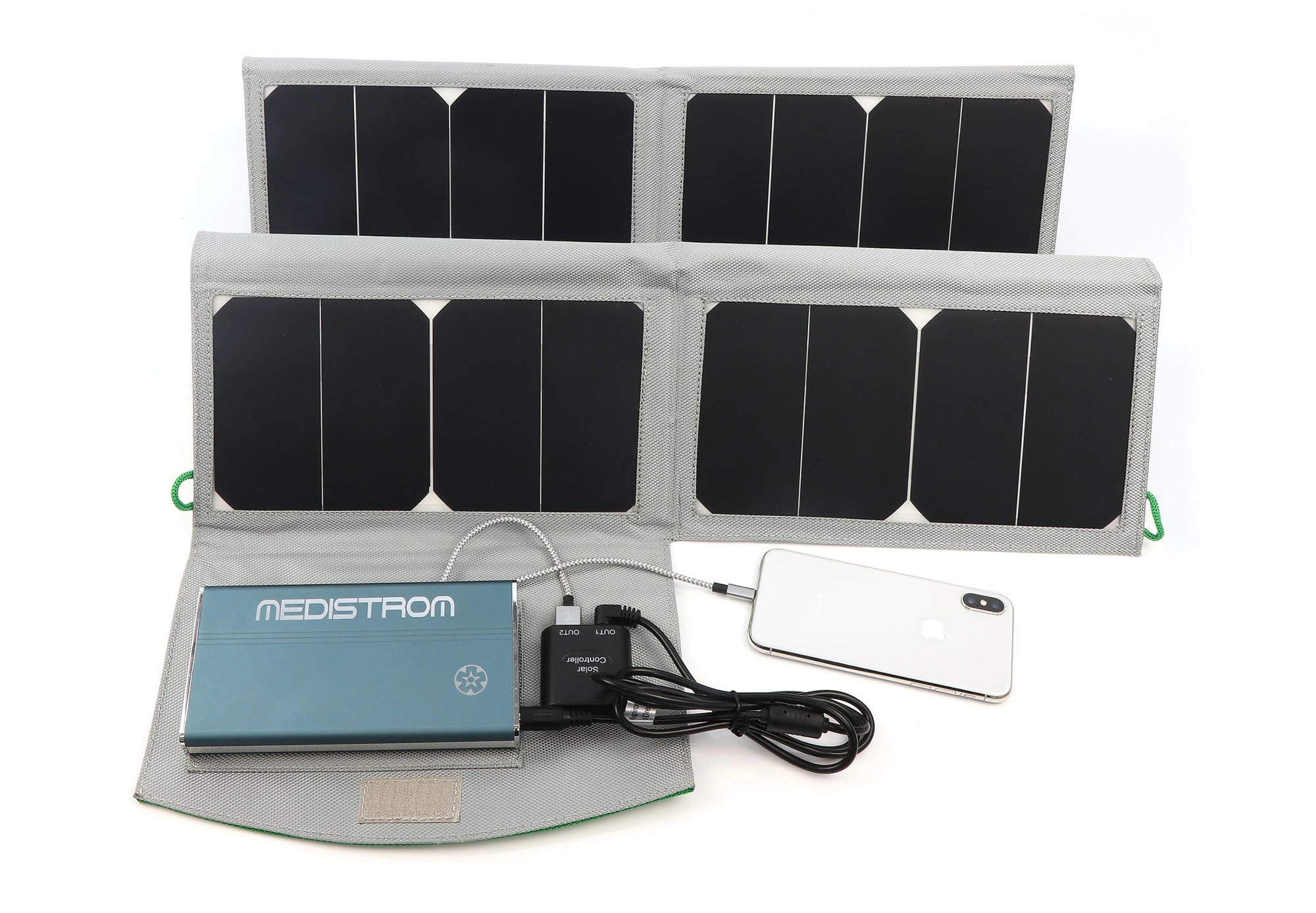 Medistrom 50W Solar Panel Charger Kit